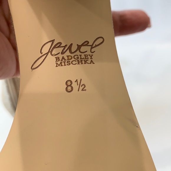 Jewel Badgley Mischka Mayra Heel - Gold Glitter - Picture 11 of 12